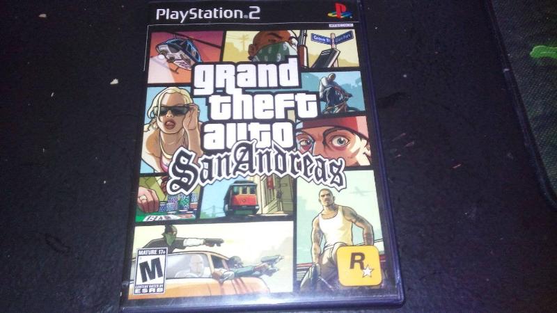 GTA San Andreas - Original - PS2 - com mapa - Retro Games