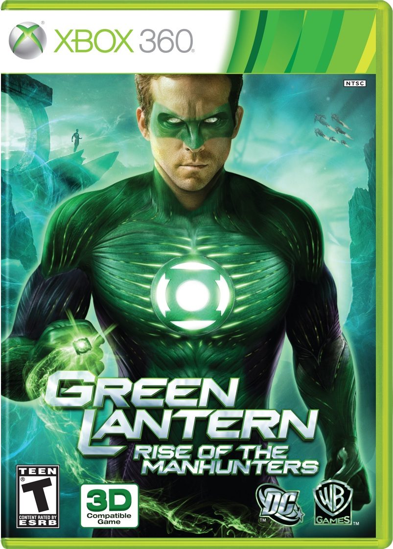 green lantern lanterna verde jogo para xbox 360 - 3d ntsc - Retro